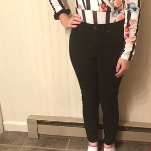 Topshop MOTO Jamie Black Jeans